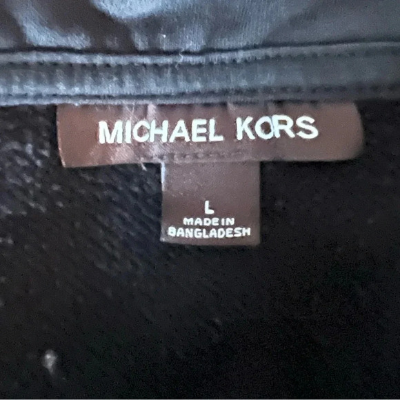 Michael Kors Quarter Zip Sweater Mock Neck Large - Picture 5 of 7